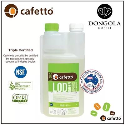 GAGGIA LIQUID ORGANIC DESCALER 1L Espresso Coffee Machine Cleaner Clean CAFETTO • $31.95