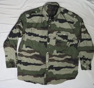 Sean Jean Combat Coat 4xb 4x Woodland Camouflage Canvas Jacket New Nwot • $22.25