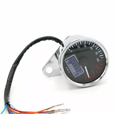 LCD Digital Odometer Speedometer Tachometer Fuel Gauge Dirt Bike ATV Motorcycle • $26.39