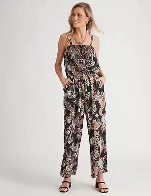 MILLERS - Womens Jumpsuit -  Placement Printed Jumpsuit With Heatseal • $28.68