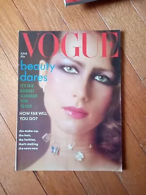 Vintage British Vogue JUNE 1976 • $29.99