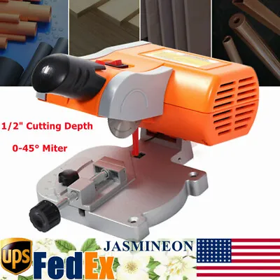 Mini 0°-45° Miter Saw Wood Metal Cutting Machine Bench Cut-off Chop Saw Set USA • $39.90