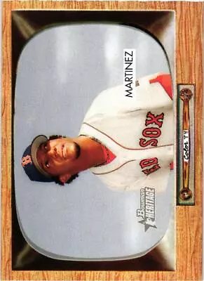 2004 Bowman Heritage #48b Pedro Martinez Victor Martinez Stats • $1.39