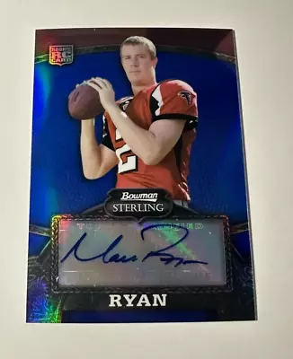 2008 Bowman Sterling Blue Refractor Matt Ryan Rookie Auto Falcons RC #BA1 • $26.20