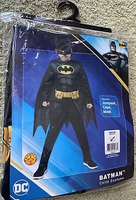 Rubies Batman Costume - Jumpsuit Cape & Mask Size CHILDRENS MEDIUM Dress-up • $5.50