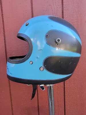 Vintage 70s  Motorcycle Racing Helmet • $99