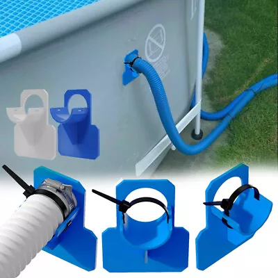 £4.99 • Buy Swimming Pool Pipe Fixing Holder Supports 38mm Hose Outlet Mount Bracket Tool UK