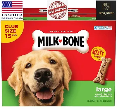Milk-Bone Original Dog Biscuits Large Crunchy Dog Treats 15 Lbs • $24.77