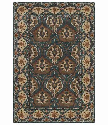 8x10 Arts & Crafts William Morris Style Hand Tufted Wool Area Rug *FREE SHIPPING • $689