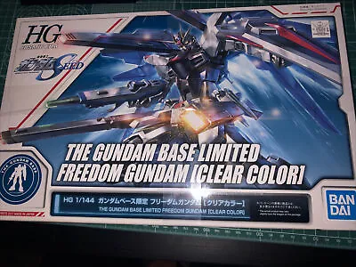 $45.49 • Buy HG The Gundam Base Limited Freedom Gundam [Clear Color]--1/144 Scale Model--NIB