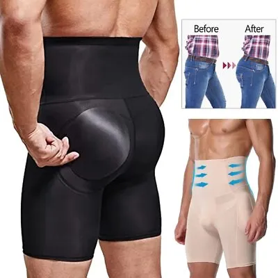 Men's Padded Underwear Boxer Butt Lifter Hip Enhancer Shaper Pants Shorts Briefs • $14.99