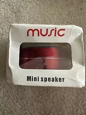 Red Music Mini Speaker Portable Bluetooth Wireless Speaker Super Bass *Red* • $1.25