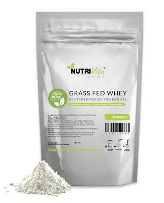 NVS 100% Pure Whey Protein Isolate 90% Grass Fed USDA Certified (Unflavored) USA • $179.95