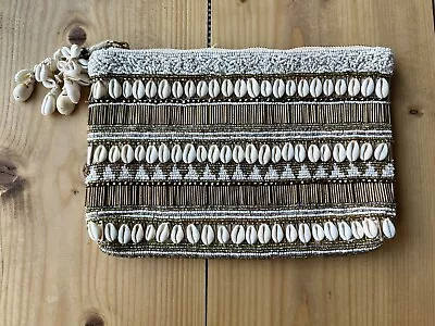 Zara Shell & Bead Clutch • £15.99