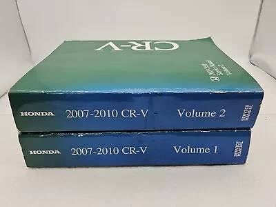 2007 2008 2009 2010 Honda CR-V CRV  Repair Manual Set Of 2 Volume 1 & 2 • $134.99
