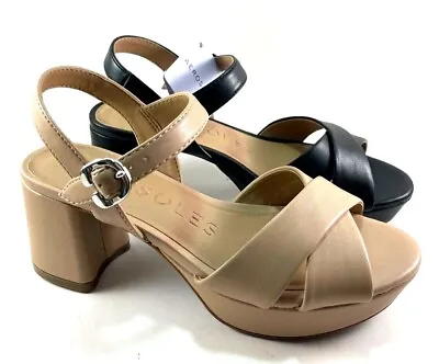 Aerosoles Costar Block Heel Platform Strappy Sandal Choose Sz/Color • $89
