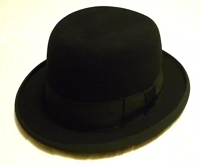 Vintage Men's Stetson Fedora Black Hat  Size 7-1/2 • $99