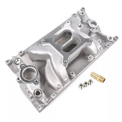 Dual Plane Vortec Air Gap Intake Manifold 2028 For Small Block Chevy 350 1996-up • $131.80