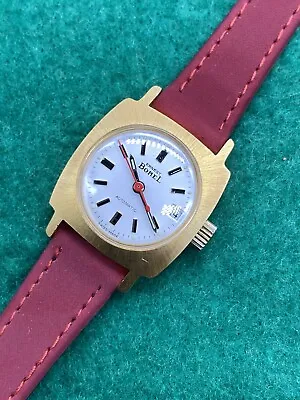 RARE Vintage Ernest Borel Watch Automatic WhiteDial Old Stock Brand New • $31.08