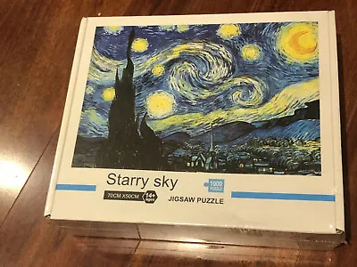 Starry Sky Night By Vincent Van Gogh Puzzle (1000 Pieces) - Brand New • $15.90