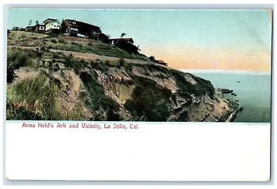 C1910 Anna Held's Ark Vicinity Exterior View Cliff La Jolla California Postcard • $19.95