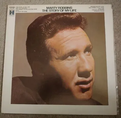 MARTY ROBBINS - Autographed! The Story Of My Life - Signed Vinyl LP 1970 • $100
