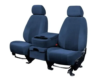CalTrend Blue Velour Front  Seat Covers For 1980-1991 Chevy/GMC C10|C1500|K1500 • $136.98