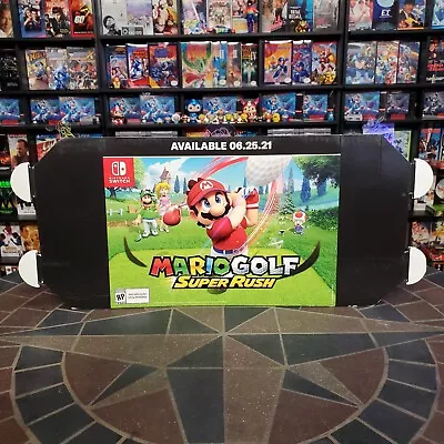 Mario Golf: Super Rush - Nintendo Switch Store Promo Display Standee Available  • $75