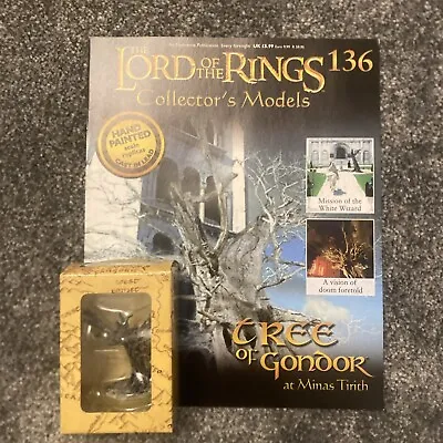 Lord Of The Rings Collector's Models Eaglemoss Issue 136 Tree Of Gondor Figure • £34.99