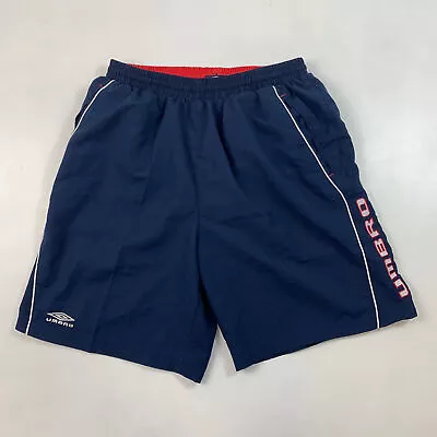 Mens Umbro Blue Sports Shorts Large • £13.90