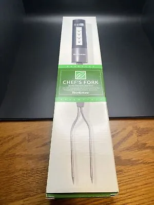 Brookstone Chef's Fork With Thermometer And Doneness Levels Open Box Meat BBQ • $10.49