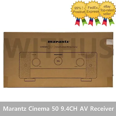 Marantz Cinema 50 9.4CH AV Receiver With 8K Ultra HD HEOS Built-in / Black 220V • $1730.65