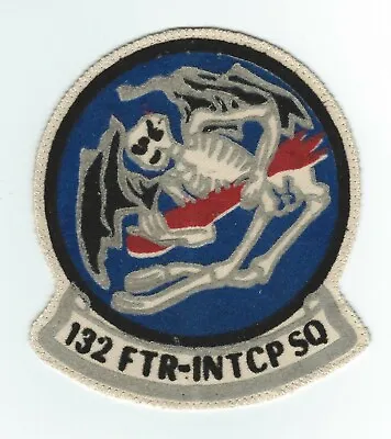 $124.99 • Buy 60's-70's 132nd FIGHTER INTERCEPTOR SQUADRON(FLOCKED ON CANVAS) Patch