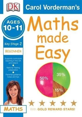 £4.99 • Buy Maths Made Easy Ages 10-11 Key Stage 2 Beginner... By Vorderman, Carol Paperback