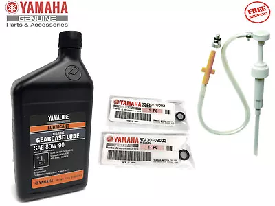 YAMAHA Yamalube OEM Outboard Gear Lube Kit W/ Pump Lower Unit Oil Gaskets • $44.95