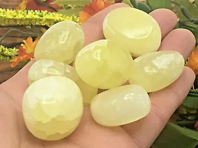 Pineapple Calcite Tumbled Stones Pineapple Crystals Healing Stones Reiki • $7.78