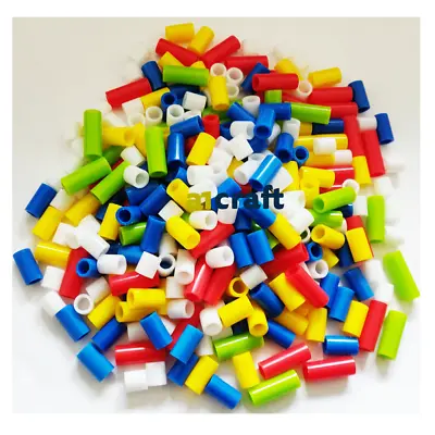 Job Lot Clearance Assorted Colour & Size Straw Beads School Children Craft-2000 • £12.99