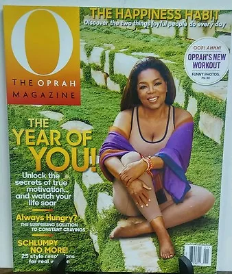 O The Oprah Magazine January 2016 The Year Of You  FREE SHIPPING • $12.99