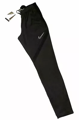 Nike Mens Dri Fit Grey/Black SoccTraining Pants Standard Fit BV6920-061 Sz M NWT • $30