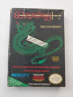 Empty Box Only NES Nintendo Wizardry Game • $10