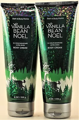 QTY 2 - Bath & Body Works VANILLA BEAN NOEL Body Cream Lotion Moisturizer 8oz • $23.97