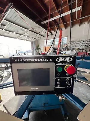 M&R Diamondback E Screen Printing Machine 2020 Model Works Exc  • $38000