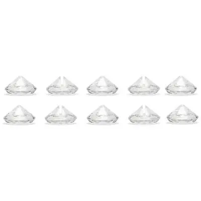 PartyDeco Glam Wedding Table Decorations Diamond Gem Shaped Place Card Holders • £8.99