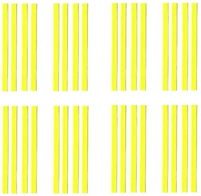 32-pack Yellow LP Vinyl Record Cleaning Velvet Strips Replacement VPI Compatible • $38.69