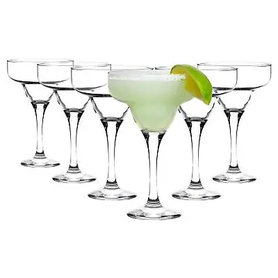 6x  Margarita Glasses Classic Cocktail Glasses - Gift Box 300ml Clear • £16