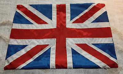 Faux Silk Union Jack Rectangle Cushion Cover • £1.99