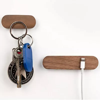 Wall Mounted Magnetic Key Hook Holder Without Hook Handmade Key Holder Supplies • £5.99