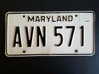 1984 Maryland License Plate AVN 571 • $14.99