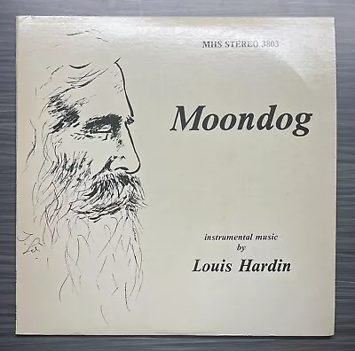 Moondog - Instrumental Music By Louis Hardin VG+ (Vinyl Record Musical Heritage) • $30