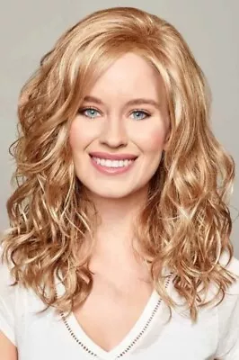 Harper Henry Margu Lace Front Wig Curly  Shoulder Length Blonde  • $185